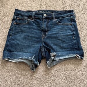 American Eagle Outfitters Denim dark wash Jean Shorts (size 8)